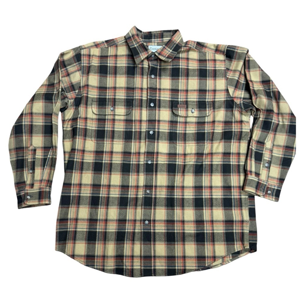 Carhartt Plaid Flannel Shirt Heavyweight XL